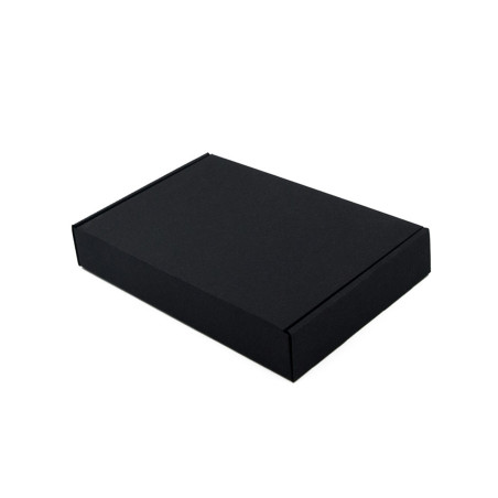 Sort A5 gaveæske til bog | 210x148x36 mm | Superbox