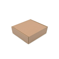 Brun forsendelsesæske | 185x195x60 mm | Superbox