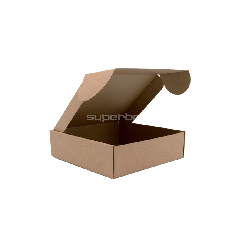 Brown Small Box for Shipping, 6 cm Height