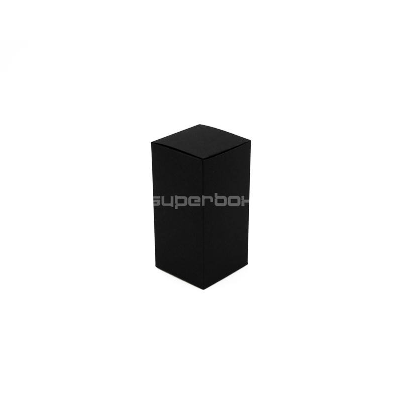 Sort papæske | 50x50x100 mm | Superbox