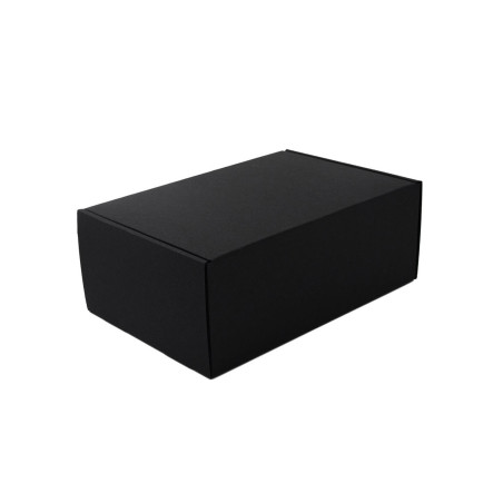 Sort gaveæske A5 størrelse | 220x150x85 mm | Superbox