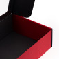 Rød A5 format gaveæske med vindue | 210x160x70 mm | Superbox