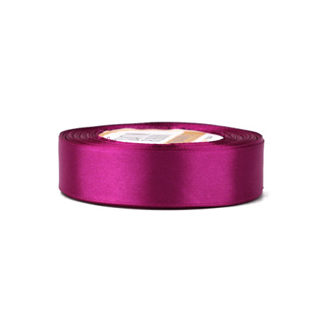 Kraftigt pink satinbånd | 25 mm x 32 m | Superbox