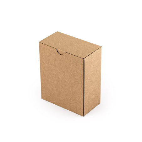 Brun aflang forsendelsesæske | 142x77x171 mm | Superbox