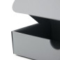 Grå aflang kartonæske | 150x70x30 mm | Superbox