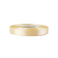 Elegant cremefarvet satinbånd | 12 mm x 32 m | Superbox