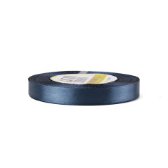 Forfinet navyblåt satinbånd | 12 mm x 32 m | Superbox
