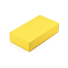 Gul to-delt papgaveæske | 200x110x50 mm | Superbox