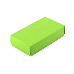 Pastelgrøn to-delt papgaveæske | 200x110x50 mm | Superbox