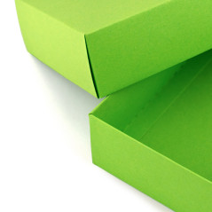Pastelgrøn to-delt papgaveæske | 200x110x50 mm | Superbox