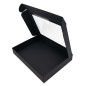 Black Gift Box with Transparent Window