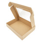 Brown Gift Box with Transparent Window
