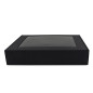 Black Gift Box with Transparent Window