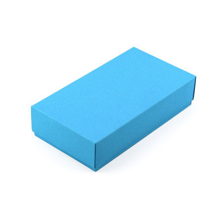 Lyseblå to-delt papgaveæske | 200x110x50 mm | Superbox