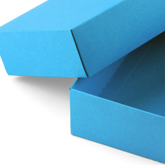 Lyseblå to-delt papgaveæske | 200x110x50 mm | Superbox