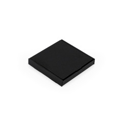 Lille sort flad æske | 105x105x15 mm | Superbox