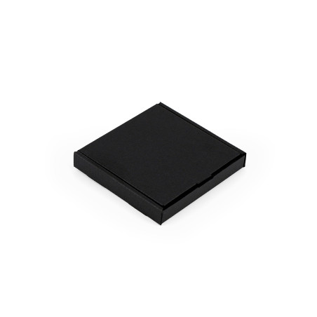 Lille sort flad æske | 105x105x15 mm | Superbox