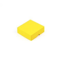 To-delt lille gul æske | 90x90x30 mm | Superbox