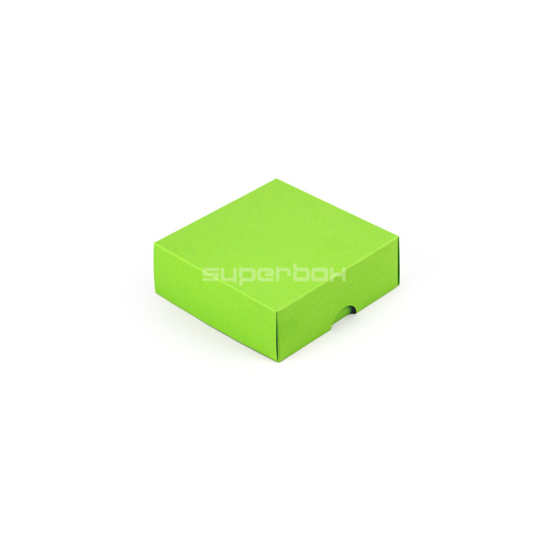 Light Green Two-Piece Square Gift Box | 90x90x30 mm | Superbox