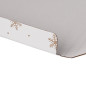 Hvid lille konvolut med gyldne snefnug | 155x155x10 mm | Superbox