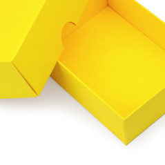 Gul to-delt papgaveæske | 95x70x30 mm | Superbox