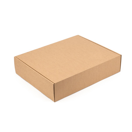 Stor brun papkasse til gaver | 360x300x85 mm | Superbox