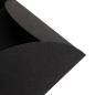 Sort konvolut med hjerteformet lukning | 220x110 mm | Superbox