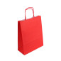 Red paper bag with twist paper handles, 250x110x320 mm Red paper bag with twist paper handles, 250x110x320 mm