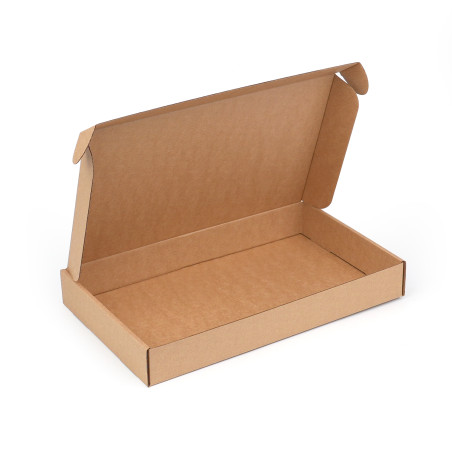 Brun gaveæske i lav højde