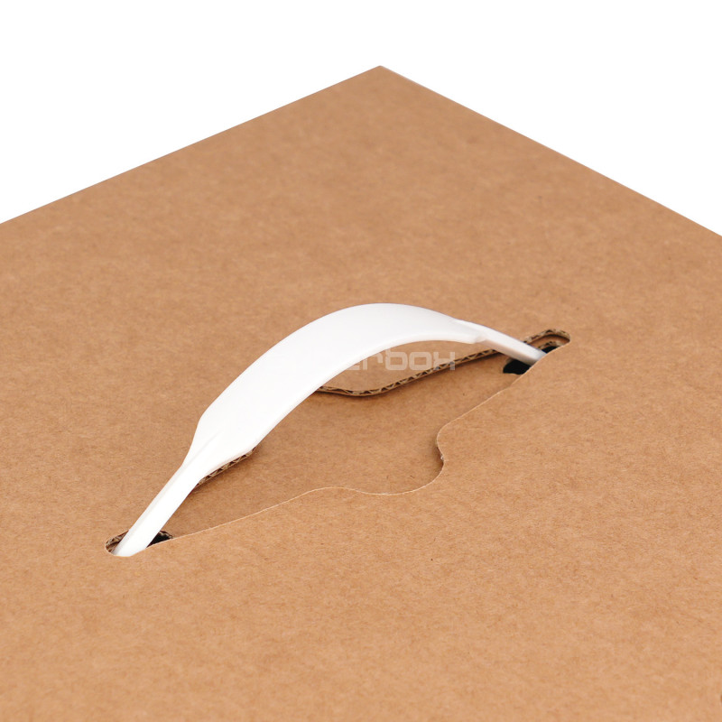 Hvide plastikhåndtag til gaveæsker Hvide plastikhåndtag til gaveæsker