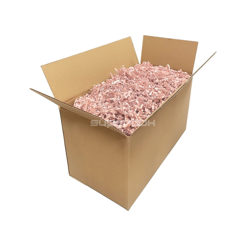 Rigid Dusty Rose Shredded Paper - 4 mm, 1 kg