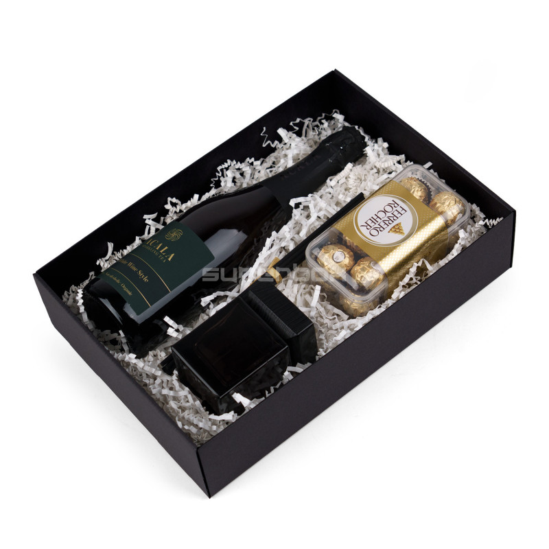 Multipurpose Black Base-Lid Gift Box of 8,5 cm Height Multipurpose Black Base-Lid Gift Box of 8,5 cm Height