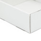 White Square Gift Box Folded