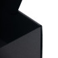 Sort A5 gaveæske med vindue | 220x150x85 mm | Superbox