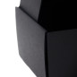 Sort gaveæske A5 størrelse | 220x150x85 mm | Superbox