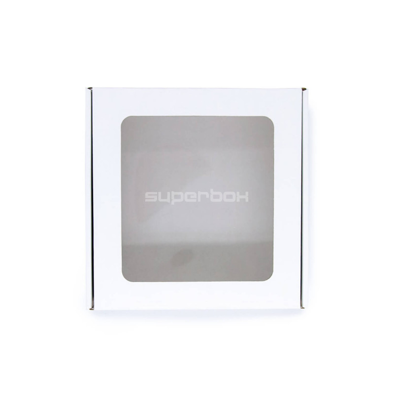 White Box with a PVC Window for Packing Sauce Jars