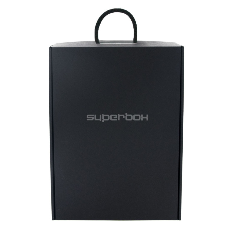Black Gift Box with Handle