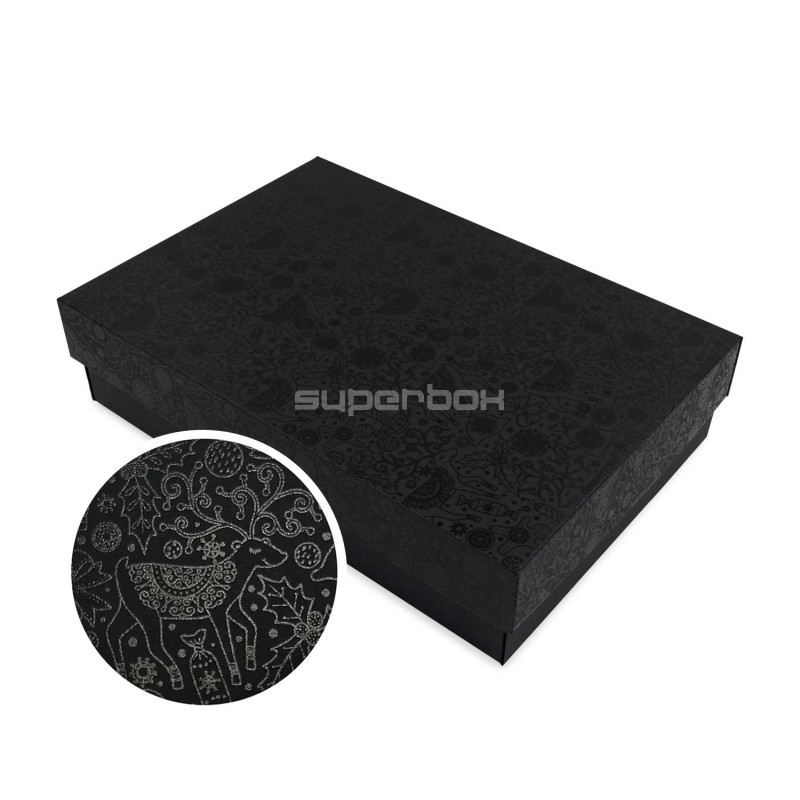 Black Christmas Base-Lid Box