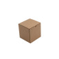 Brown One Piece Cube Box Brown One Piece Cube Box