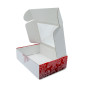 Matte Red Print Christmas Box