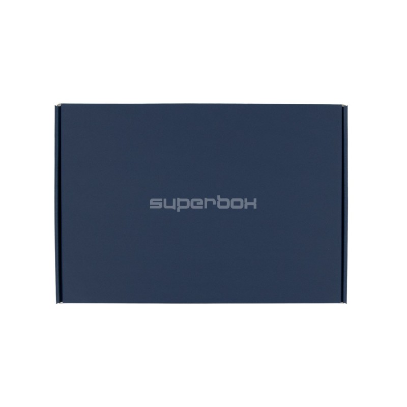 Blue Gift Box A4 Size White Inside
