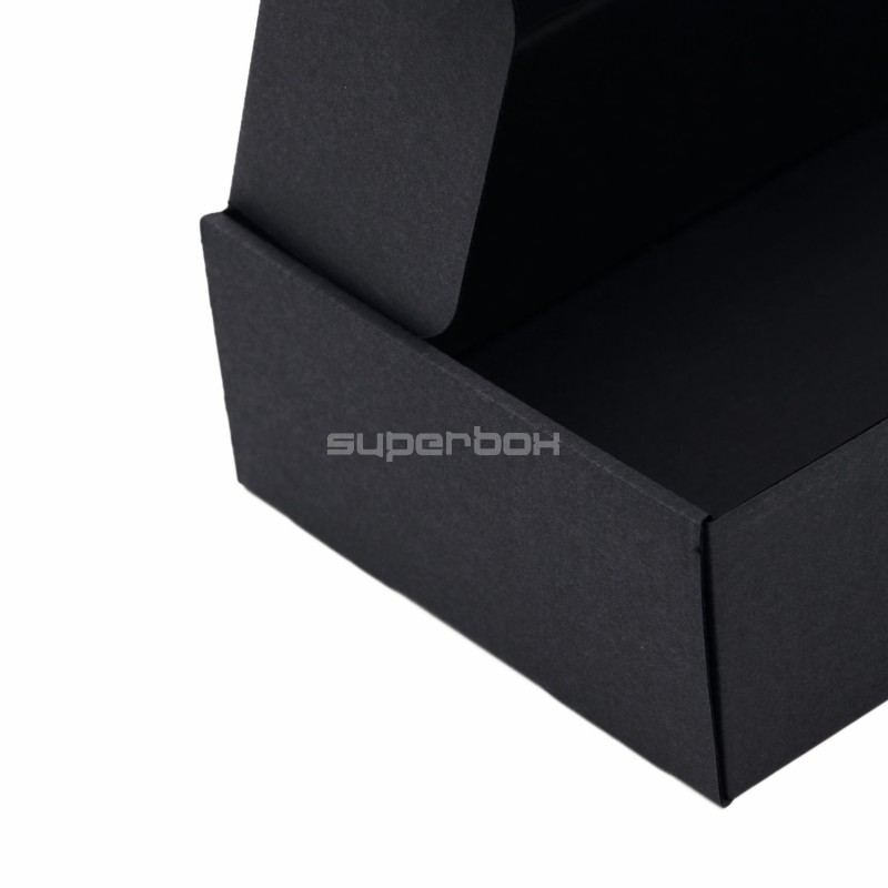 Black Quick Closing Long Box with PVC Window