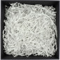 Standžios baltos popieriaus drožlės - 4 mm, 1 kg Standžios baltos popieriaus drožlės - 4 mm, 1 kg