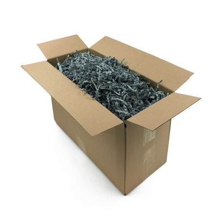 Stift gråt strimlet papir – 4 mm, 1 kg