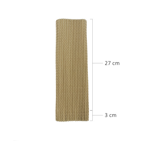 Bølgepapflaskeholder-hylster, 30 cm