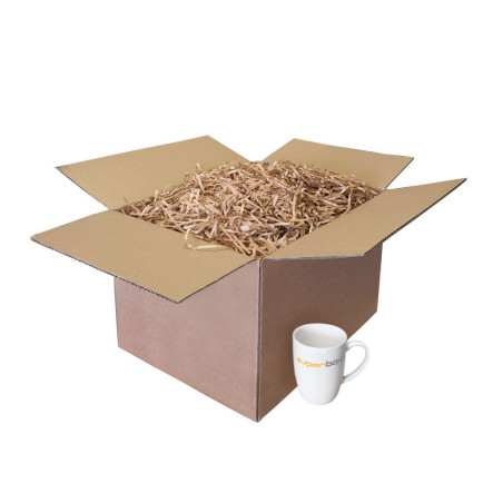 Kraft naturligt strimlet papir, 1 kg