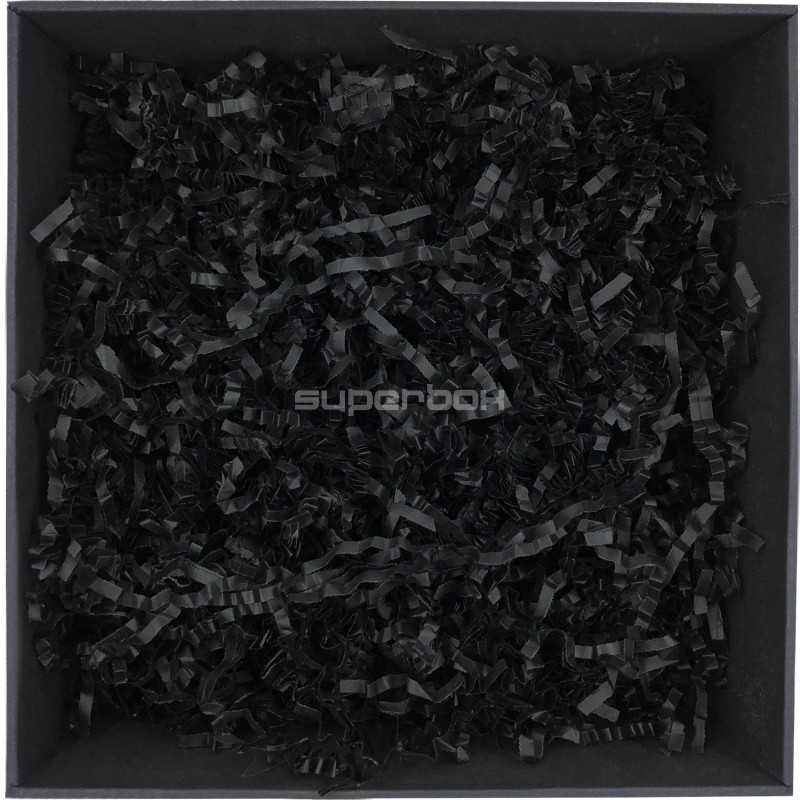 Stift sort strimlet papir - 4 mm, 30 kg