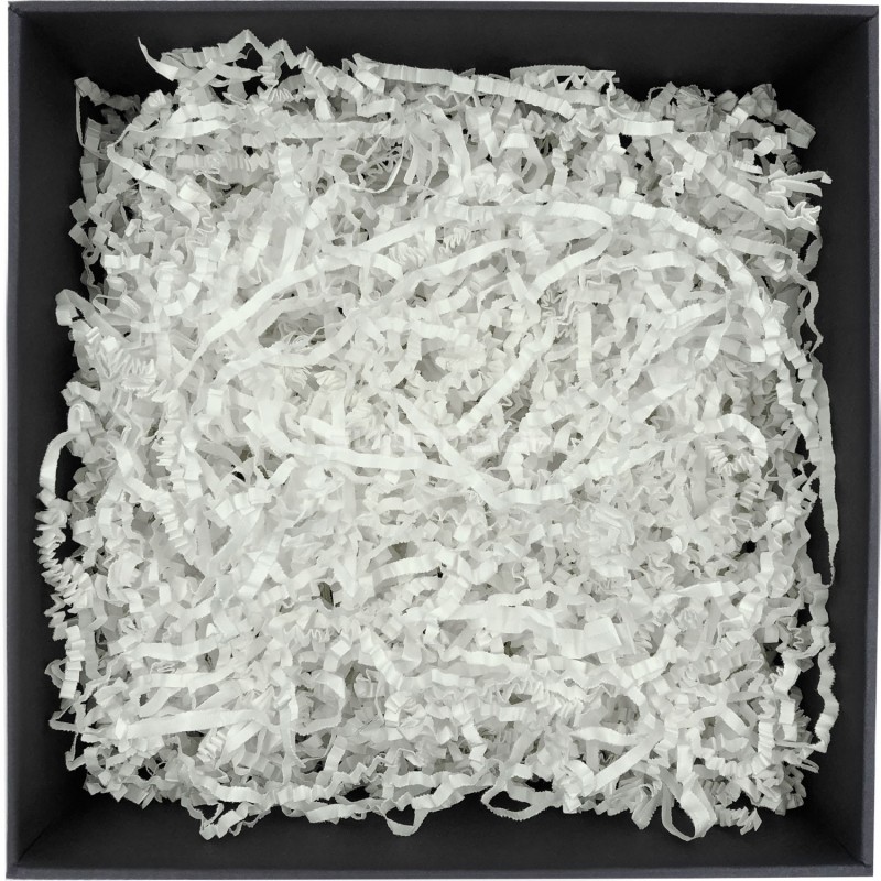Stift hvidt strimlet papir - 4 mm, 30 kg