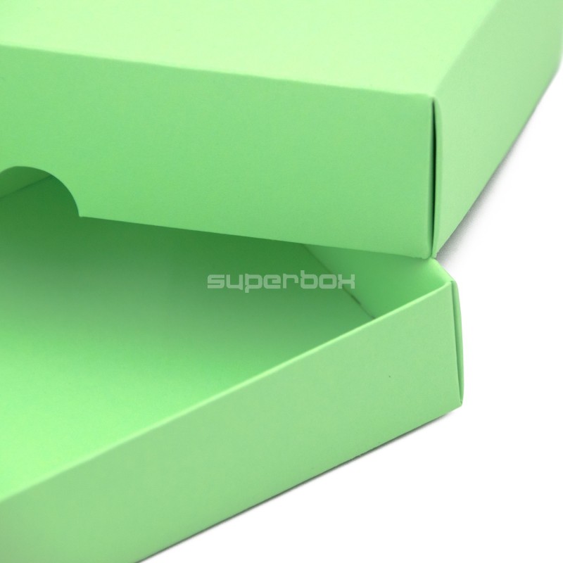 Light Green Cardboard Box with a Lid