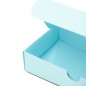 Lyseblå aflang papæske | 150x70x30 mm | Superbox